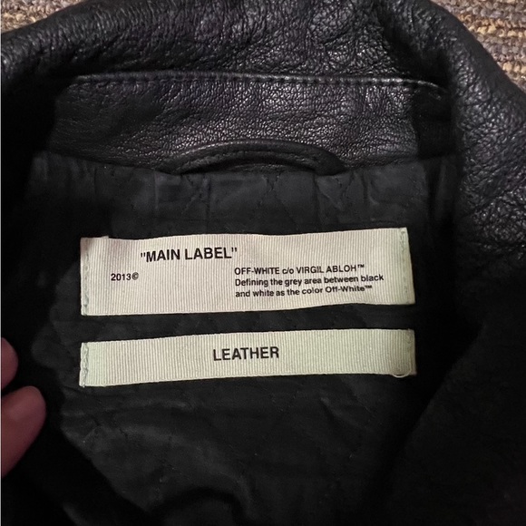 OFF-WHITE Leather Jacket - Picture 3 of 5